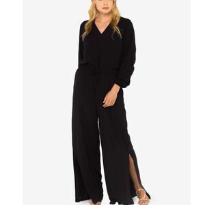 Peace Love World Wide leg Woven Pants Black Sz Large